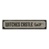 Witchs Castle Rustic Wood Sign