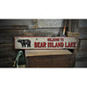 Welcome To Rustic Wood Sign