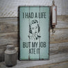 Funny Adulting Rustic Wood Sign