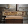 Funny Car Rustic Wood Sign