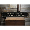 Beer Lover Humor Rustic Wood Sign