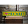 I Love Key West Rustic Wood Sign