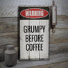 Coffee Lover Gift Rustic Wood Sign