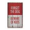 Beware of Kids Rustic Wood Sign