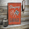 Stingray Garage Rustic Wood Sign