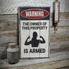 Fun Warning Rustic Wood Sign