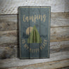 Camping is My Happy Place Rustic Wood Sign