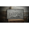 Best Days are Spent Camping Rustic Wood Sign