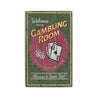 Gambling Room Rustic Wood Sign