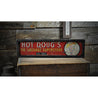 Hot Dog Business Rustic Wood Sign