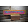 Smathers Beach Key West Rustic Wood Sign