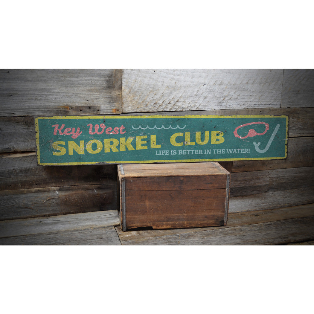 Key West Activities Rustic Wood Sign