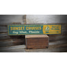 Sunset Cruises Key West Rustic Wood Sign