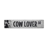 Cow Lover Street Rustic Wood Sign