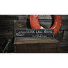 Lake House Family Boat Rustic Wood Sign