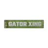 Gator Crossing Rustic Wooden Sign