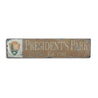 National Park Presidents Rustic Wood Sign