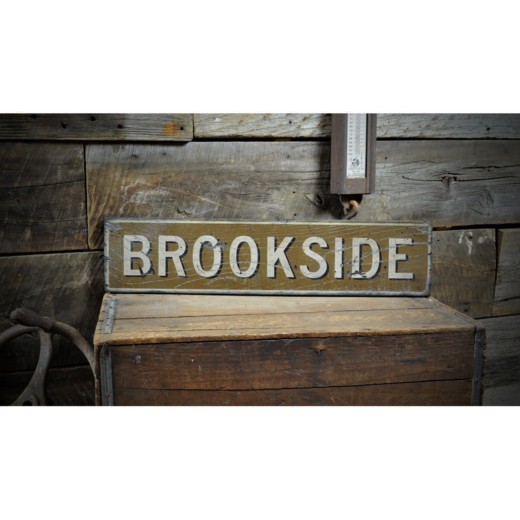 Family or Destination Name Rustic Wood Sign