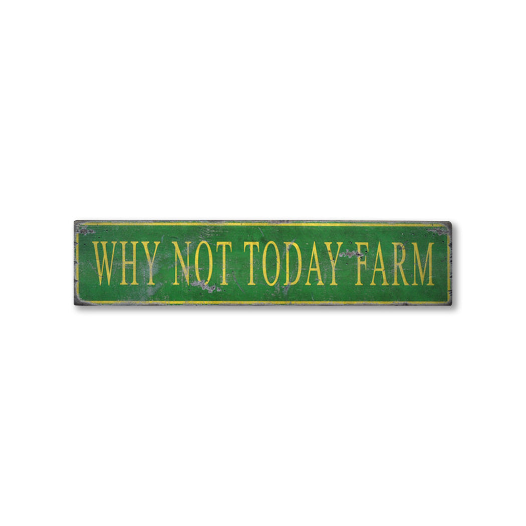 Farm Name Rustic Wood Sign