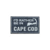 Rather Be in Cape Cod Rustic Wood Sign