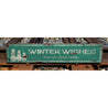 Winter Wishes Rustic Wood Sign