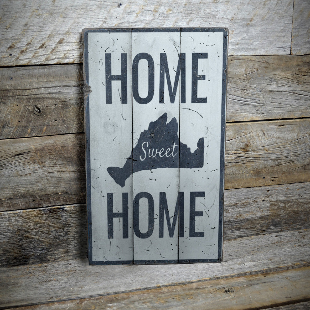 Home Sweet Home Martha's Vineyard Wood Sign