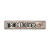 Maine Lobster Seafood Shack Rustic Wood Sign