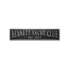 Yacht Club Est. Date Rustic Wood Sign