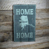 Home Sweet Home Alaska Rustic Wood Sign