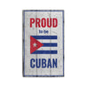 Cuban Pride Rustic Wood Sign