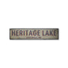 Lake and City Rustic Wood Sign