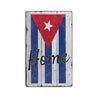 Cuban Home Rustic Wood Sign