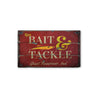 Bait & Tackle Lake House Rustic Wood Sign