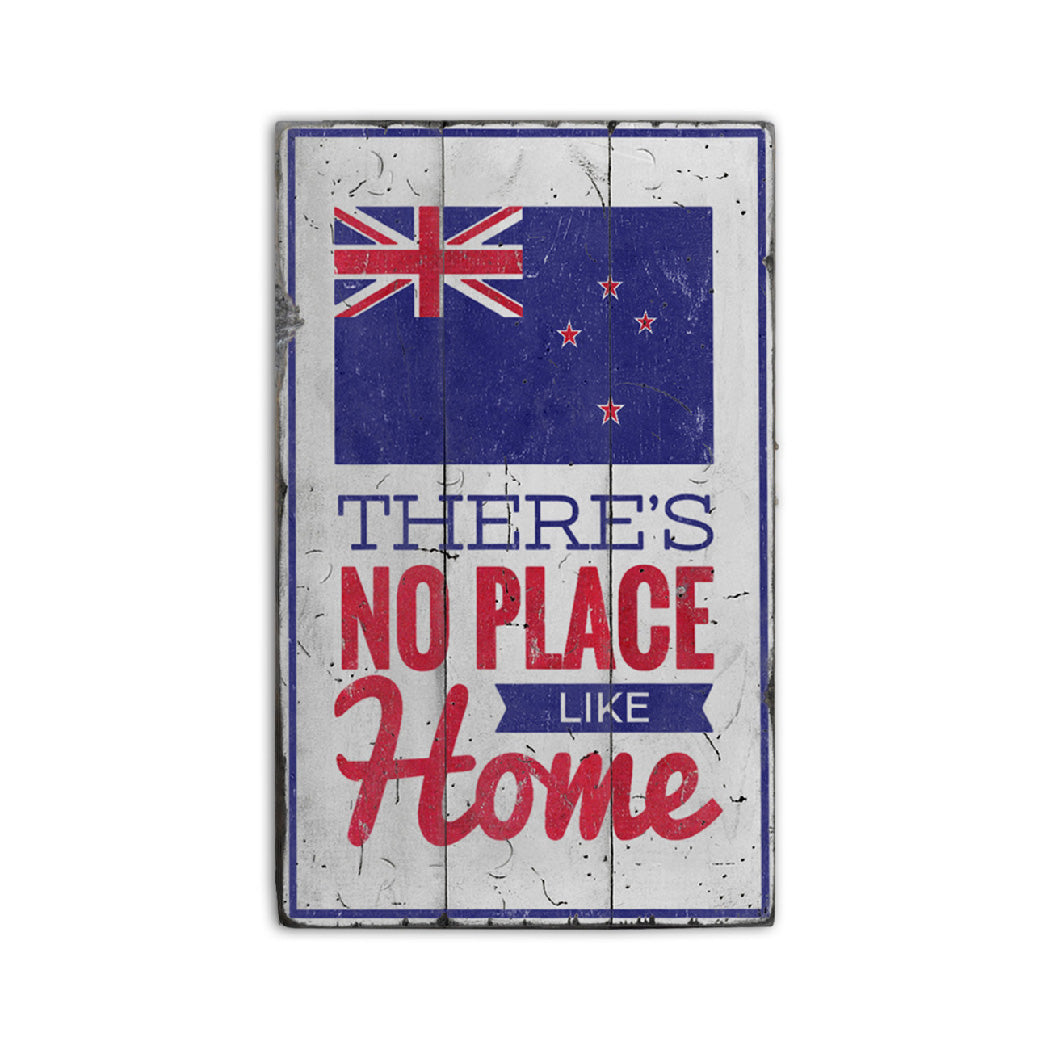 New Zealand Home Rustic Wood Sign