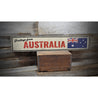 Australian Rustic Wood Sign