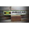 Jamaican Queen Rustic Wood Sign