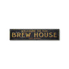 Welcome to the Brew House Rustic Wood Sign