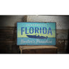 Jacksonville Florida Rustic Wood Sign