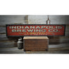 Brewery Co. Est. Date Rustic Wood Sign