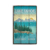 Lake Tahoe Lakehouse Rustic Wood Sign