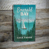 Emerald Bay Rustic Wood Sign