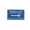 Emerald Bay State Park Rustic Wood Sign