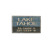 Lake Tahoe Coordinates Rustic Wood Sign