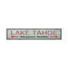 Lake Tahoe Awaits Rustic Wood Sign