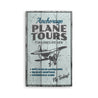 Plane Tours Plane Ride Rustic Wood Sign