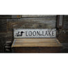 Loon Lake House Rustic Wood Sign