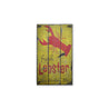 Fresh Lobster City State Rustic Wood Sign