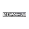 St. Nick Street Christmas Rustic Wood Sign