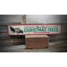 Farm Fresh Christmas Trees Rustic Wooden Sign