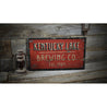 Brewing Company Est. Date Rustic Wood Sign